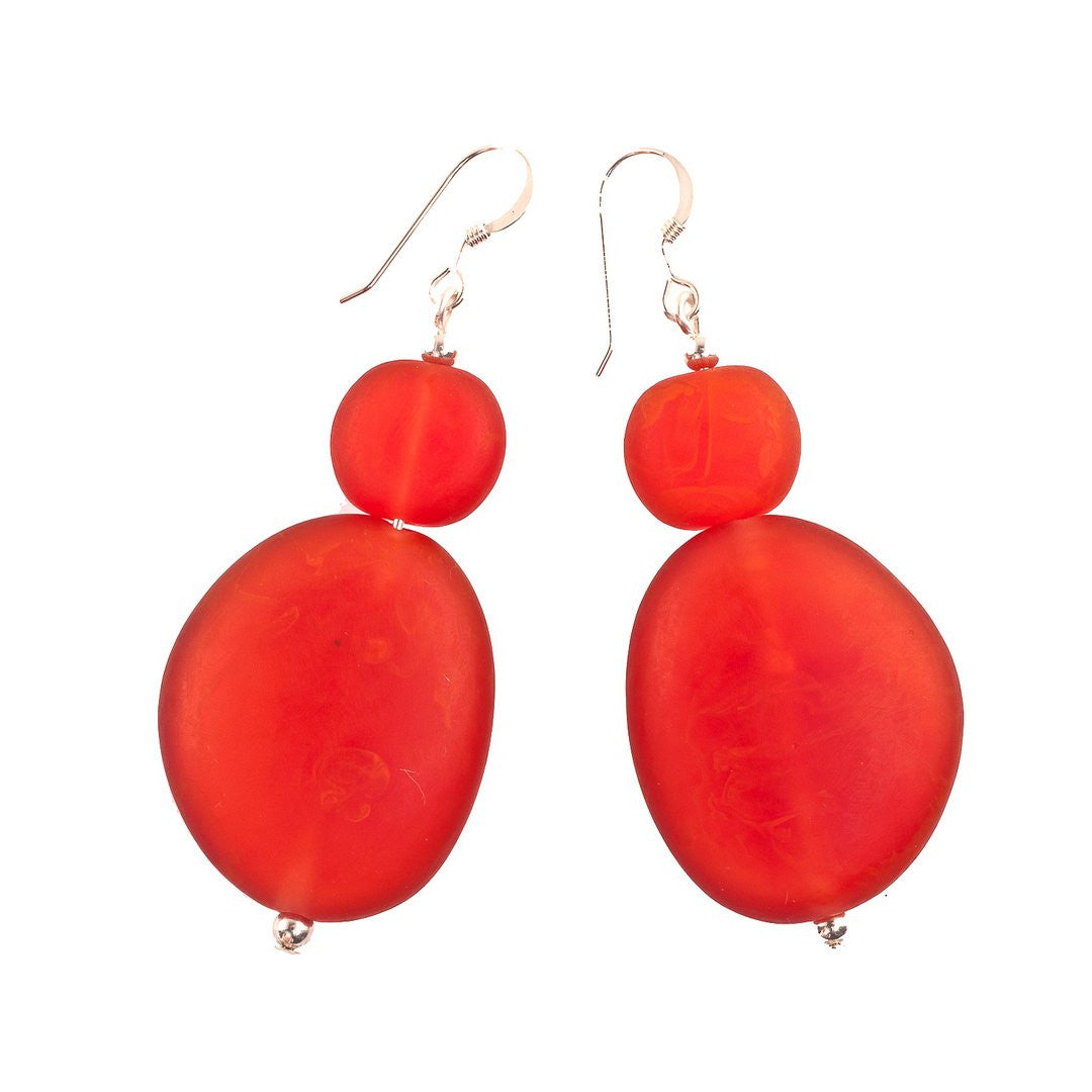 'Metropolis' Resin Earrings - Polka Luka Resin Jewellery