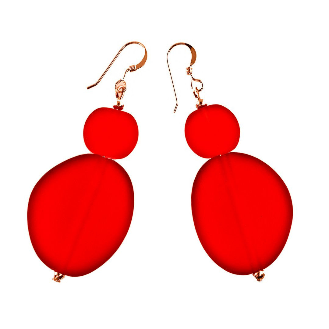 'Metropolis' Resin Earrings - Polka Luka Resin Jewellery
