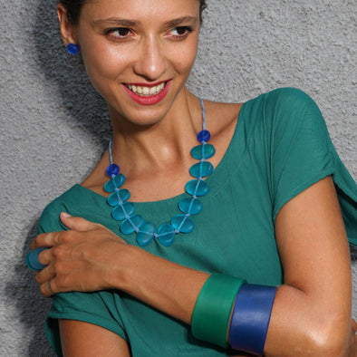 'Met' Resin Necklace - Polka Luka Resin Jewellery
