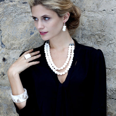 'Ville' Resin Necklace - Polka Luka Resin Jewellery