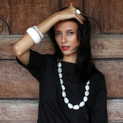 'Mekong' Long Resin Necklace - Polka Luka Resin Jewellery