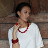 'Mekong' Short Resin Necklace - Polka Luka Resin Jewellery