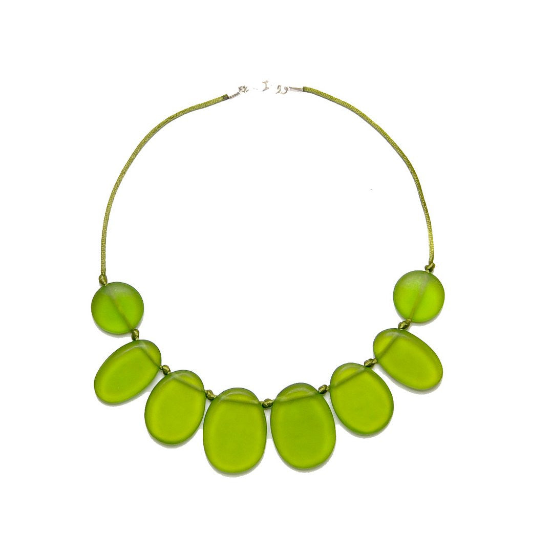 'Into the Waves' Necklace - Polka Luka Resin Jewellery