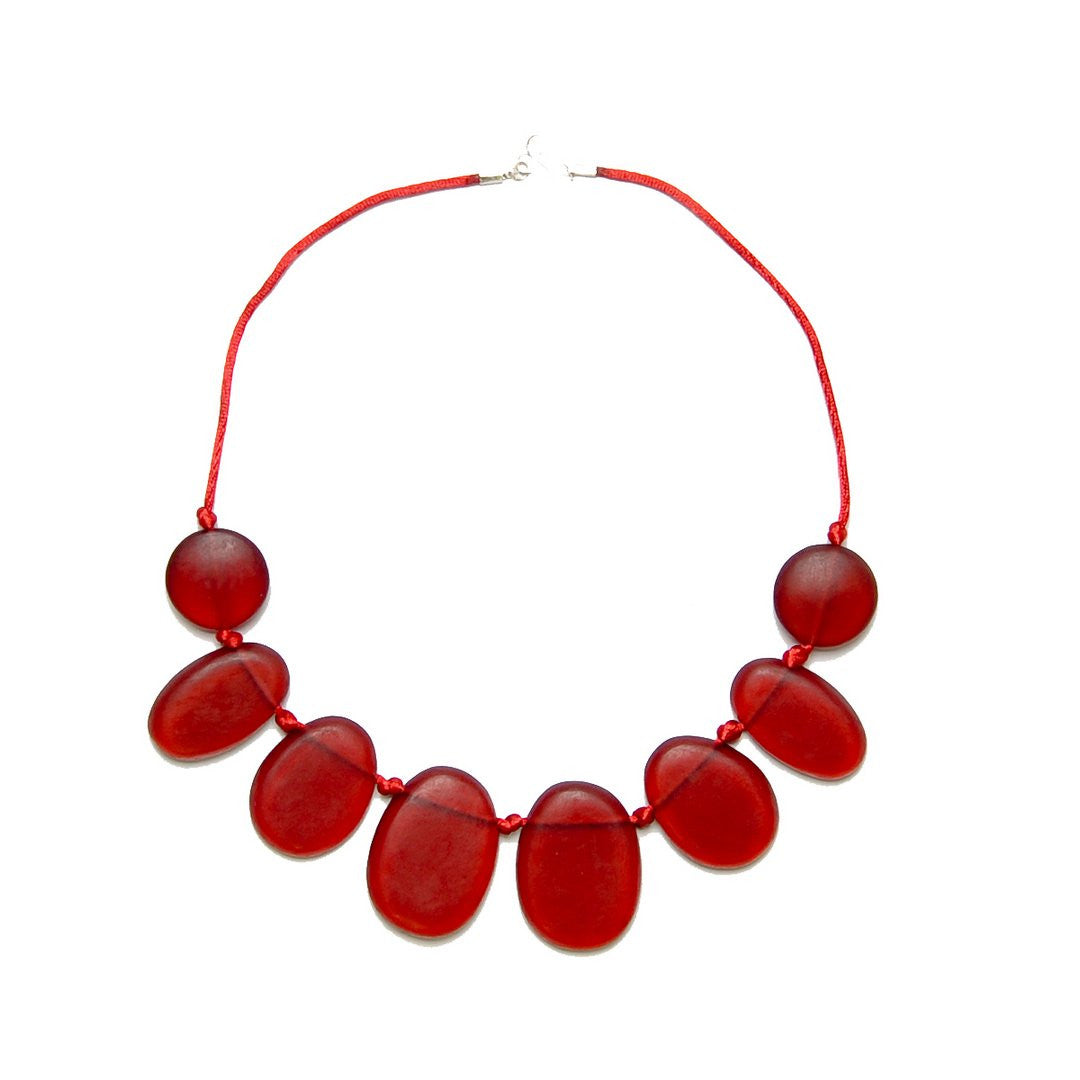'Into the Waves' Necklace - Polka Luka Resin Jewellery