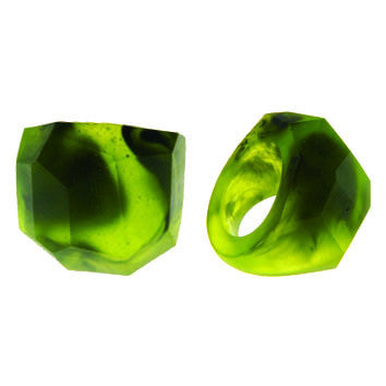 Rock Ring - Polka Luka Resin Jewellery