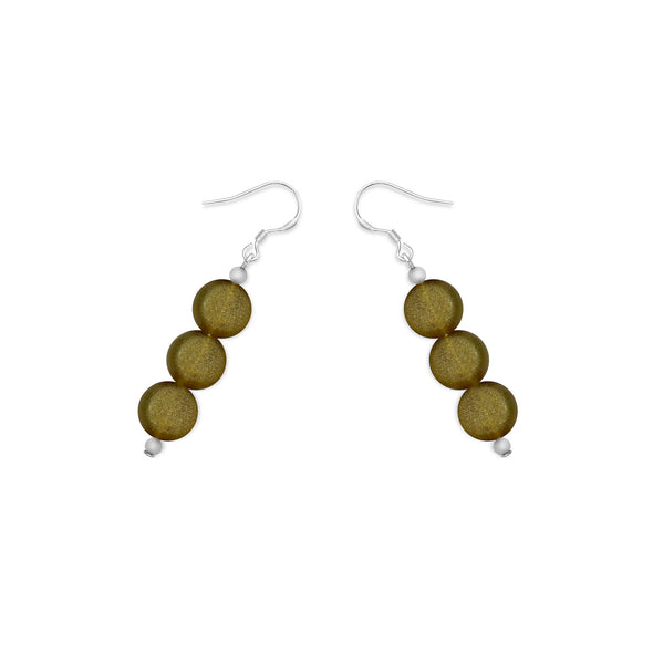 Silk Road Triple Earrings - Polka Luka Resin Jewellery