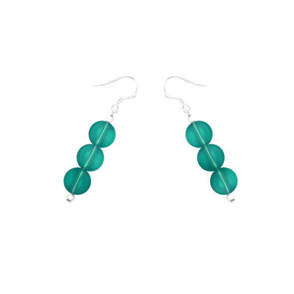 Silk Road Triple Earrings - Polka Luka Resin Jewellery