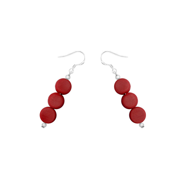 Silk Road Triple Earrings - Polka Luka Resin Jewellery