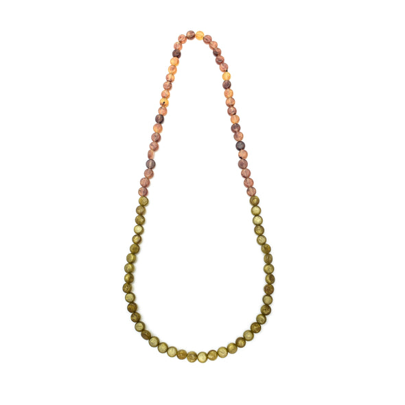Silk Road Long Combination Necklace - Polka Luka Resin Jewellery