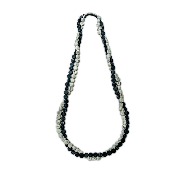 Silk Road Long Double Necklace - Polka Luka Resin Jewellery
