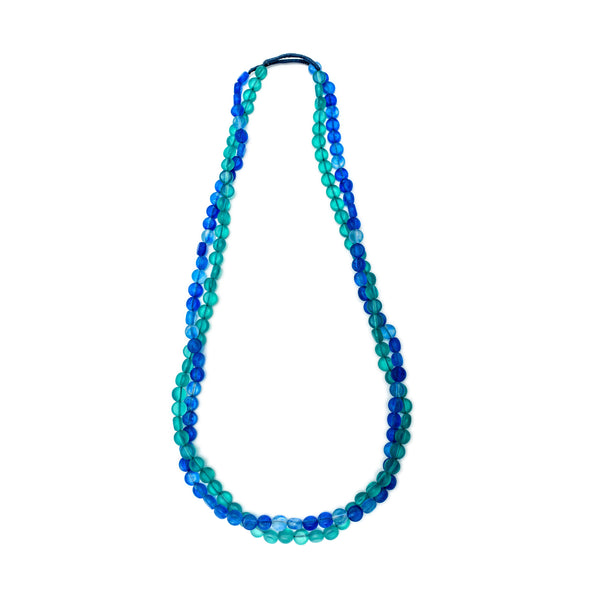 Silk Road Long Double Necklace - Polka Luka Resin Jewellery