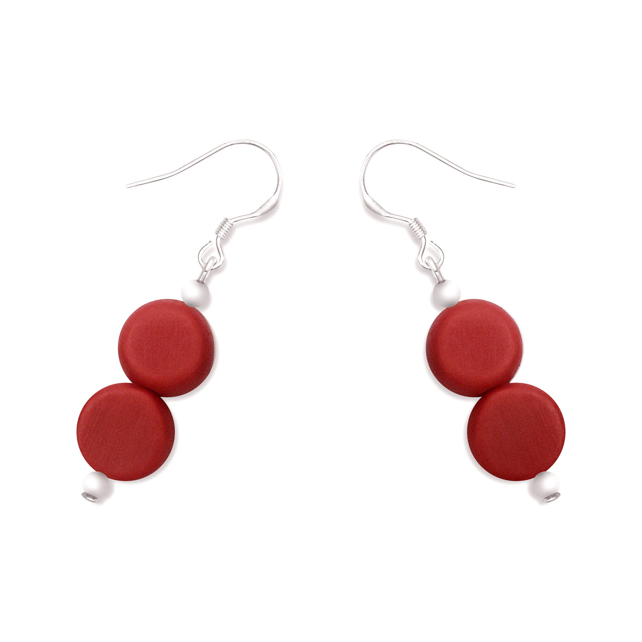 Silk Road Double Earrings - Polka Luka Resin Jewellery
