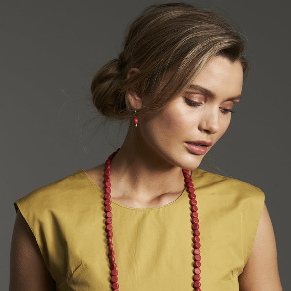Silk Road Single Earrings - Polka Luka Resin Jewellery