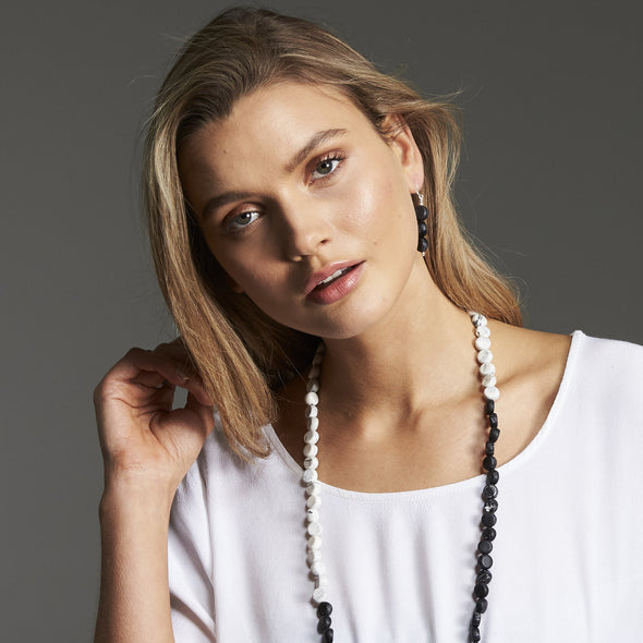 Silk Road Triple Earrings - Polka Luka Resin Jewellery