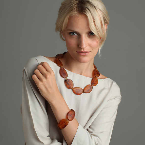 'Supernova' Resin Necklace - Polka Luka Resin Jewellery