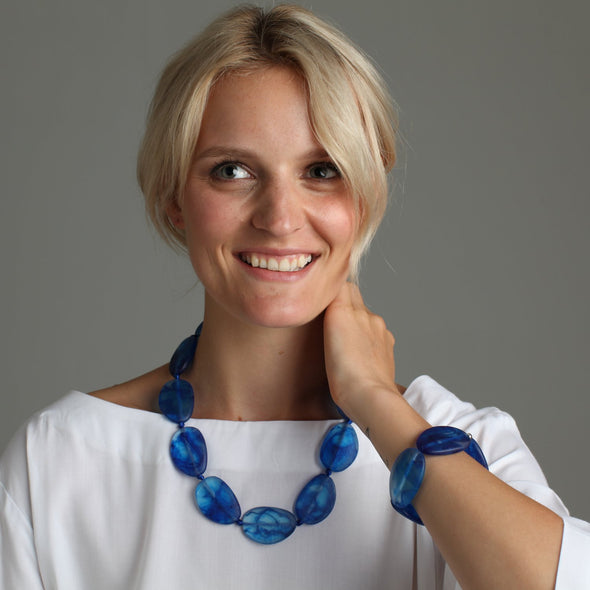 'Supernova' Resin Necklace - Polka Luka Resin Jewellery