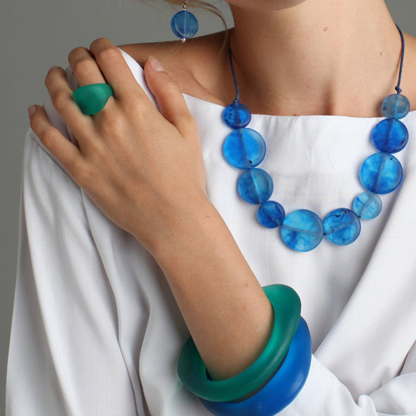 'Supernova' Resin Ring - Polka Luka Resin Jewellery