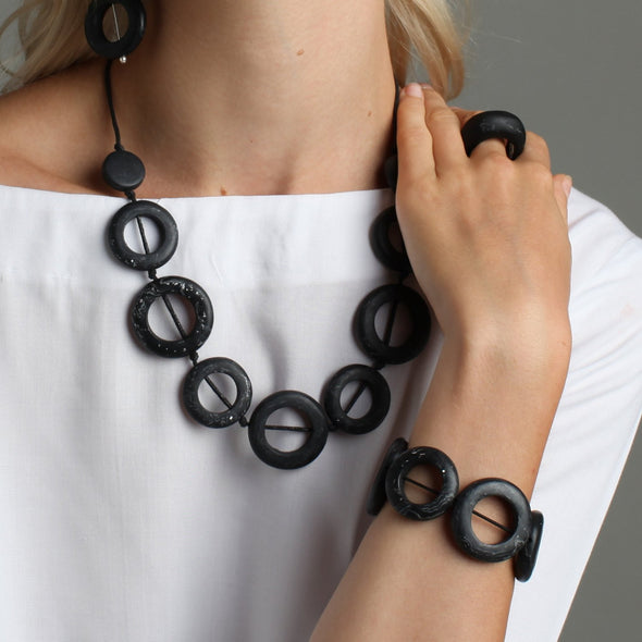 'The Planets' Resin Bracelet - Polka Luka Resin Jewellery