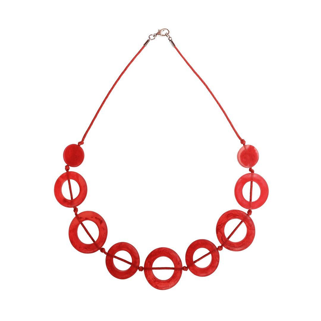 'The Planets' Short Resin Necklace - Polka Luka Resin Jewellery