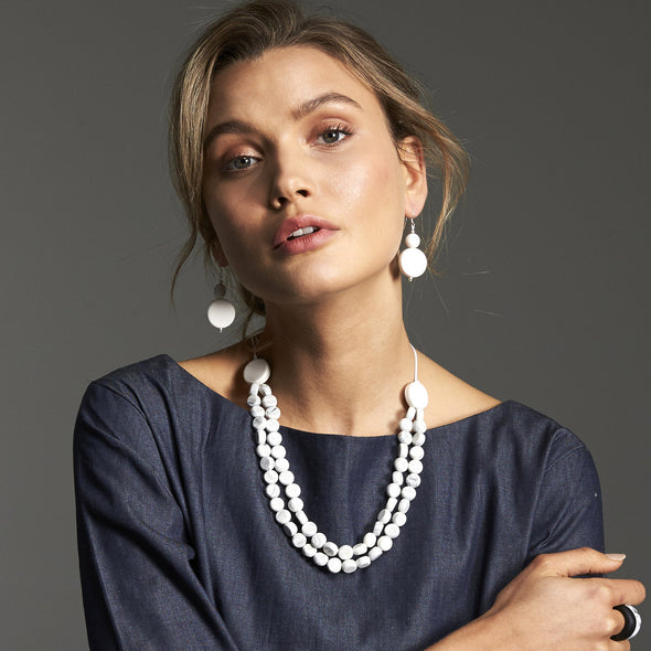 The Traveller Earrings - Polka Luka Resin Jewellery
