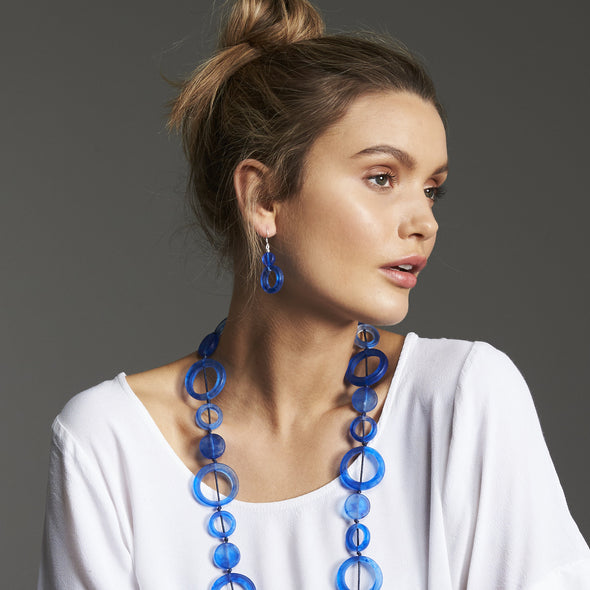 The Voyage Earrings - Polka Luka Resin Jewellery