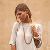 Osaka Wood Necklace - Polka Luka Resin Jewellery