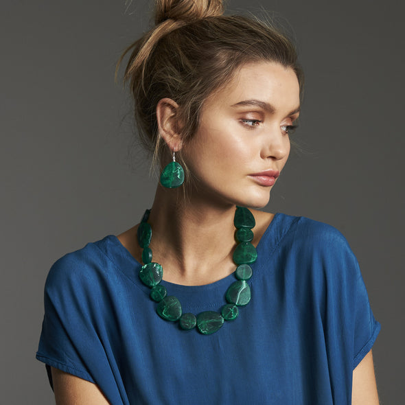 Wanderlust Earring - Polka Luka Resin Jewellery