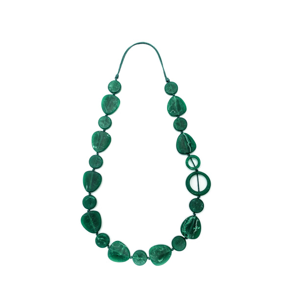 Wanderlust Long Resin Necklace - Polka Luka Resin Jewellery