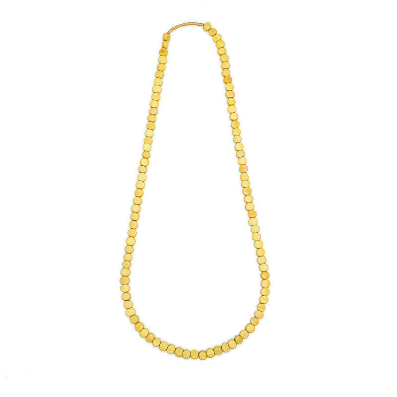 Edo Single Strand Wood Necklace - Polka Luka Resin Jewellery