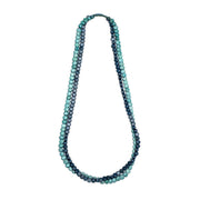 Edo Double Strand Wood Necklace - Polka Luka Resin Jewellery