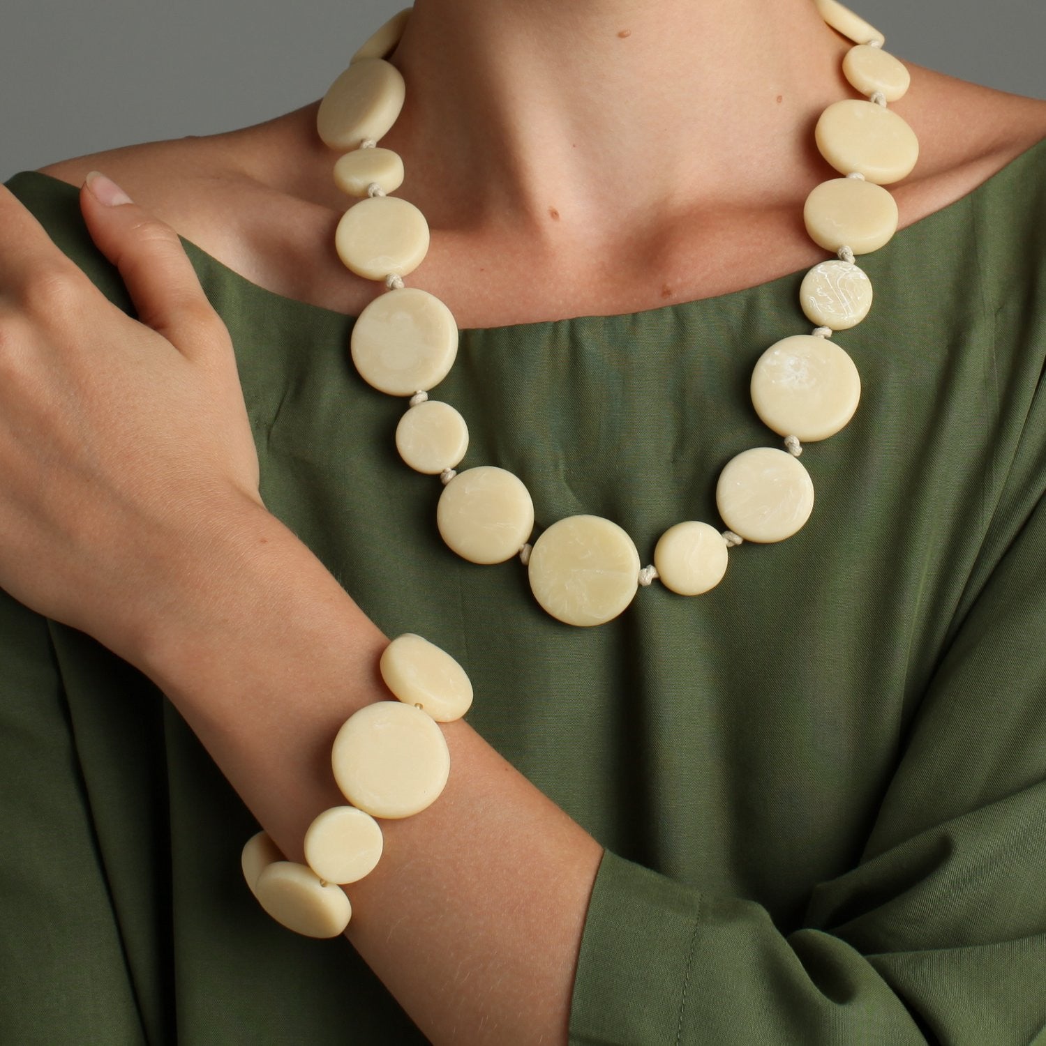 'Luna' Resin Bracelet - Polka Luka Resin Jewellery