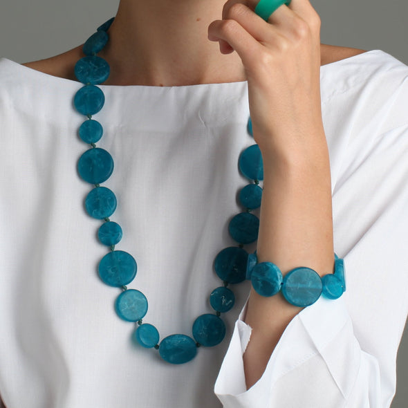 'Luna' Resin Bracelet - Polka Luka Resin Jewellery