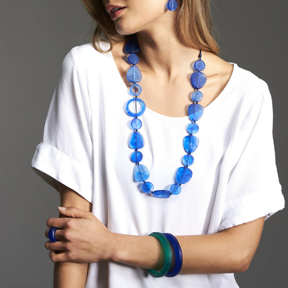Pilgrim Double Bangle Set - Polka Luka Resin Jewellery