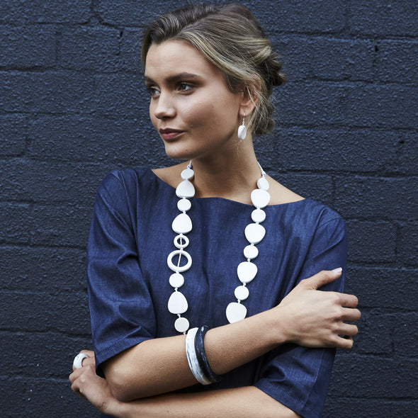 Pilgrim Double Bangle Set - Polka Luka Resin Jewellery