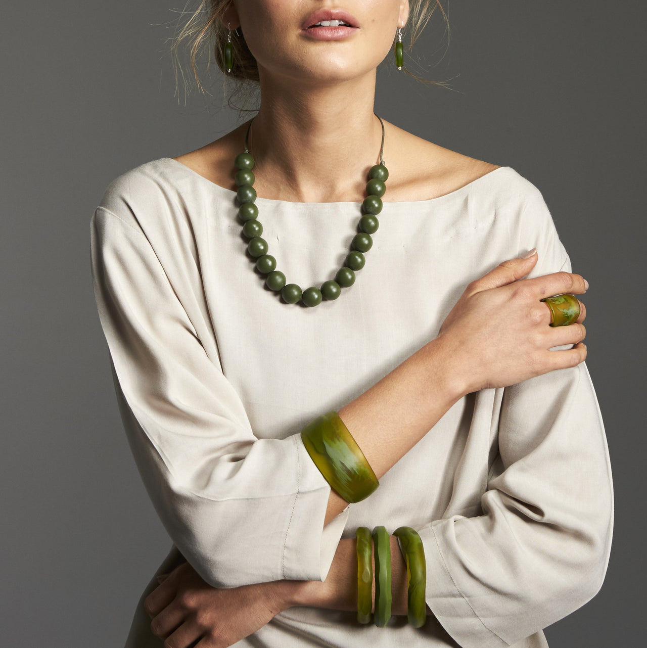 Pepa Necklace - Polka Luka Resin Jewellery