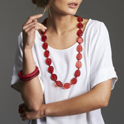 Kyoto Long Resin Necklace - Polka Luka Resin Jewellery