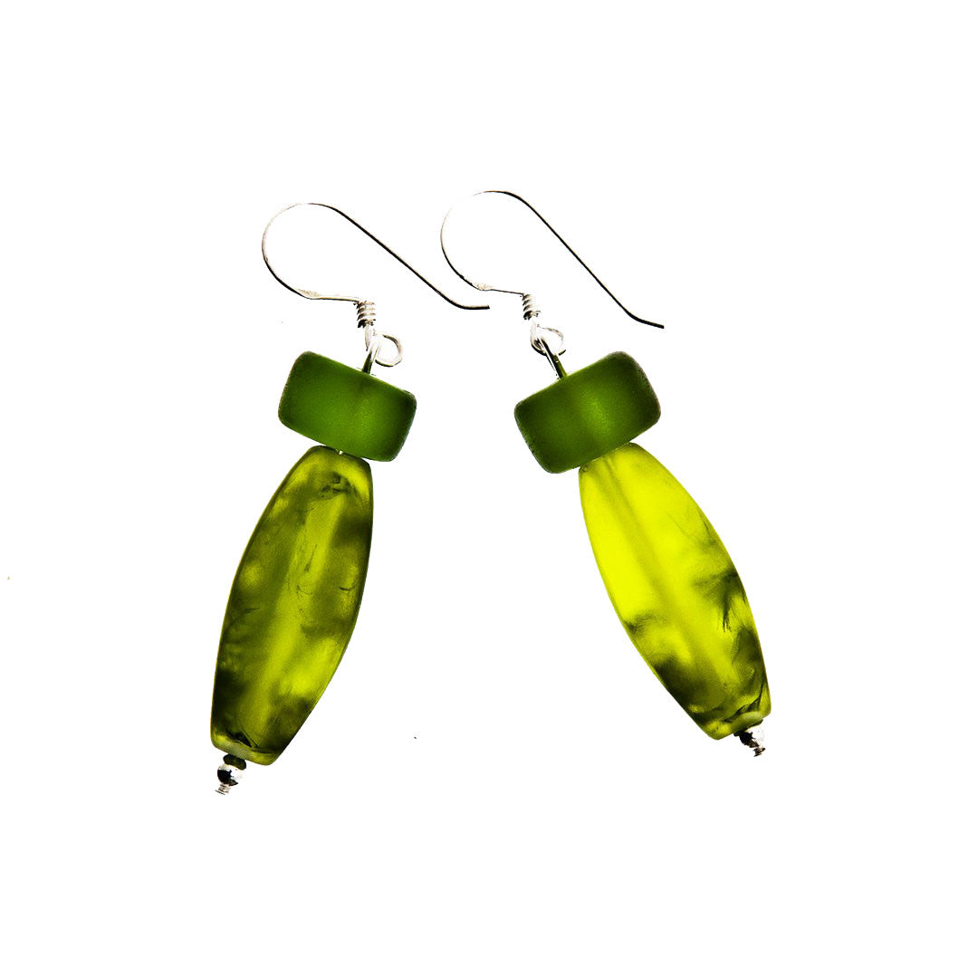 'Prabang' Resin Earrings - Polka Luka Resin Jewellery