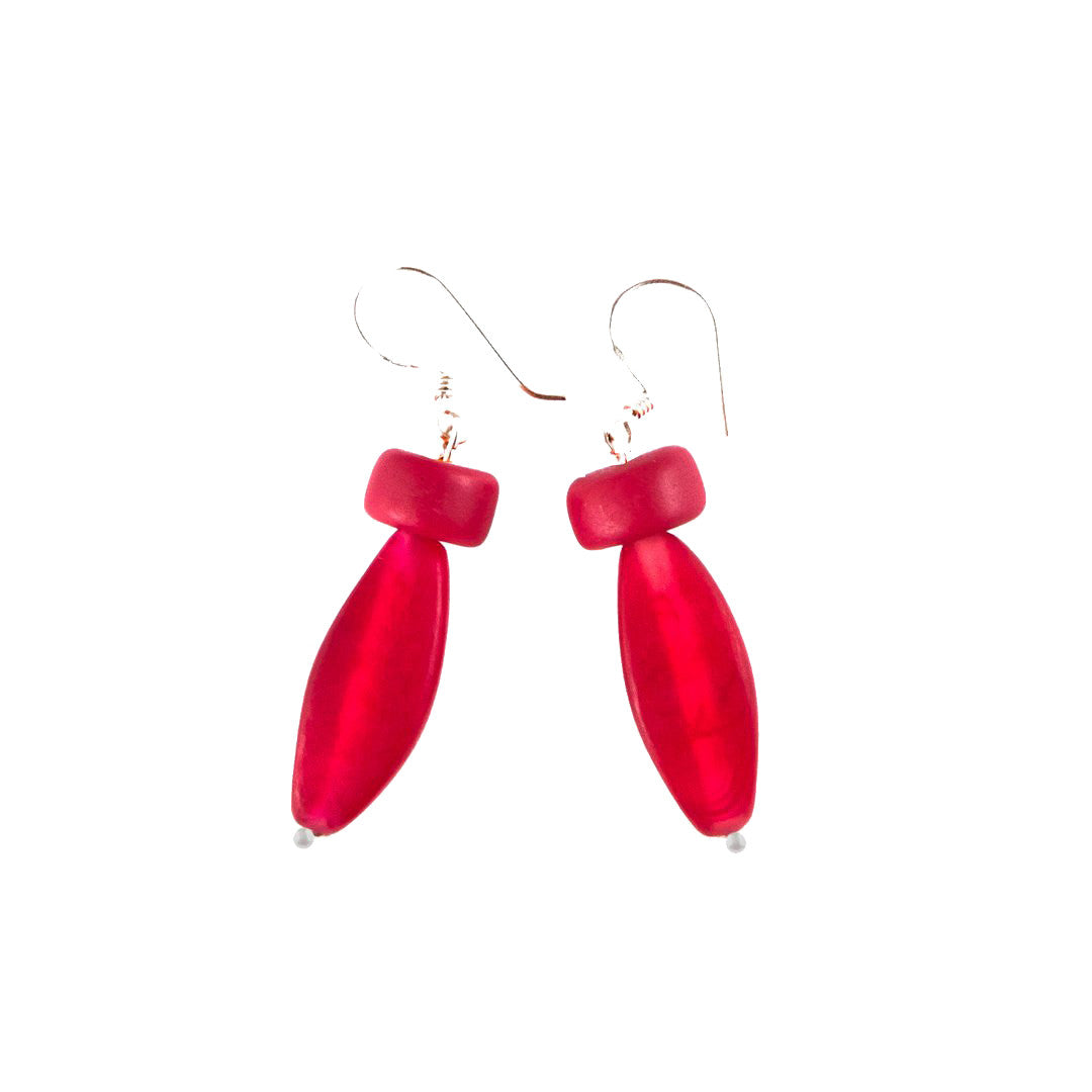 'Prabang' Resin Earrings - Polka Luka Resin Jewellery