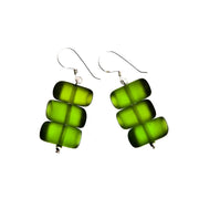 'Bamboo Forest' Resin Earrings - Polka Luka Resin Jewellery