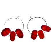 'Hmong' Resin Earrings - Polka Luka Resin Jewellery