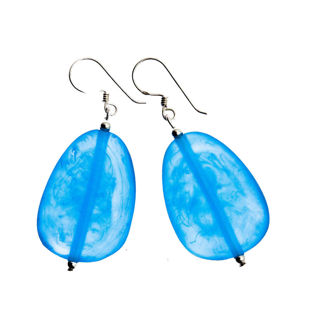 'Mekong' Resin Earrings - Polka Luka Resin Jewellery