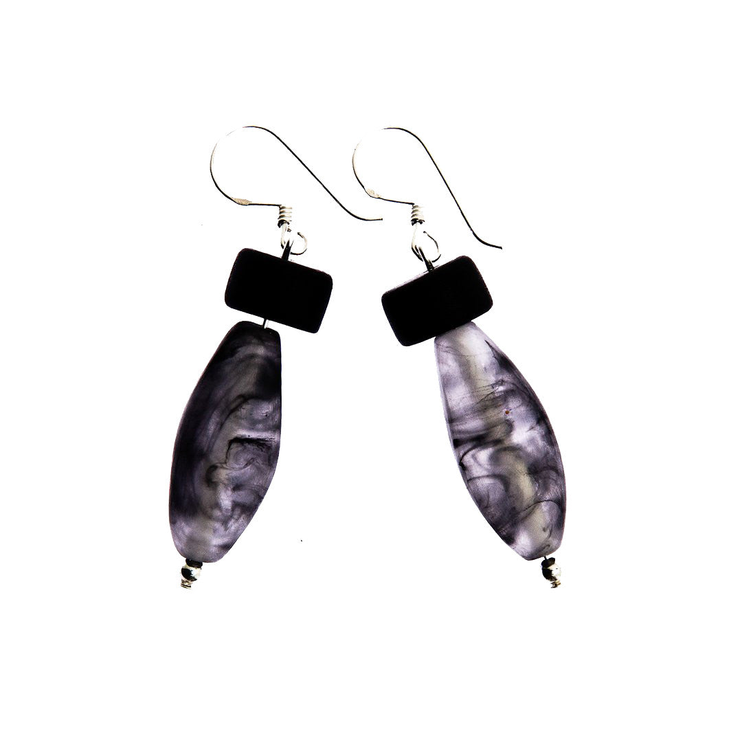 'Prabang' Resin Earrings - Polka Luka Resin Jewellery