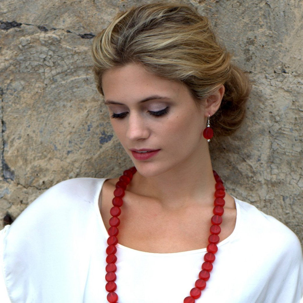 'Manhattan' Drop Resin Earrings - Polka Luka Resin Jewellery