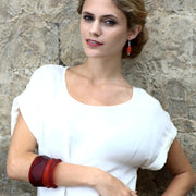 Barcelona- Double Bangle Set - Polka Luka Resin Jewellery