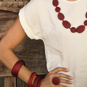 'Wandering' Bangle - Polka Luka Resin Jewellery