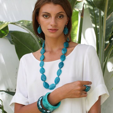 Rhodes Resin Necklace - Polka Luka Resin Jewellery