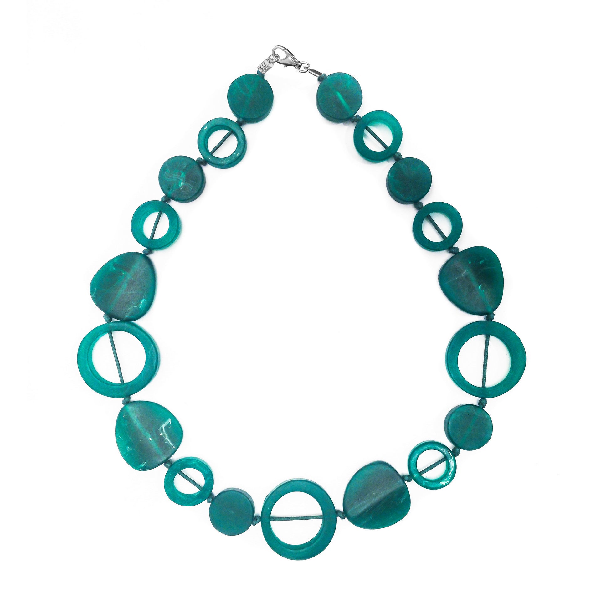 Tangier Short Resin Necklace - Polka Luka Resin Jewellery
