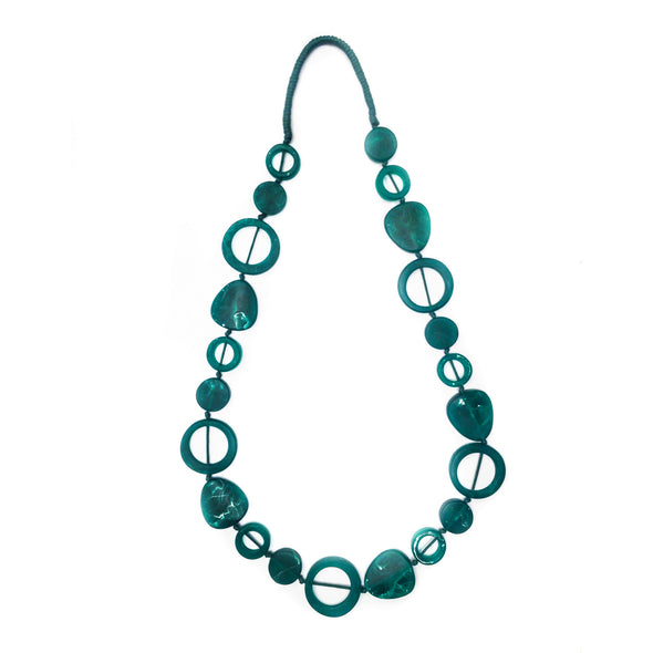 Tangier Long Resin Necklace - Polka Luka Resin Jewellery
