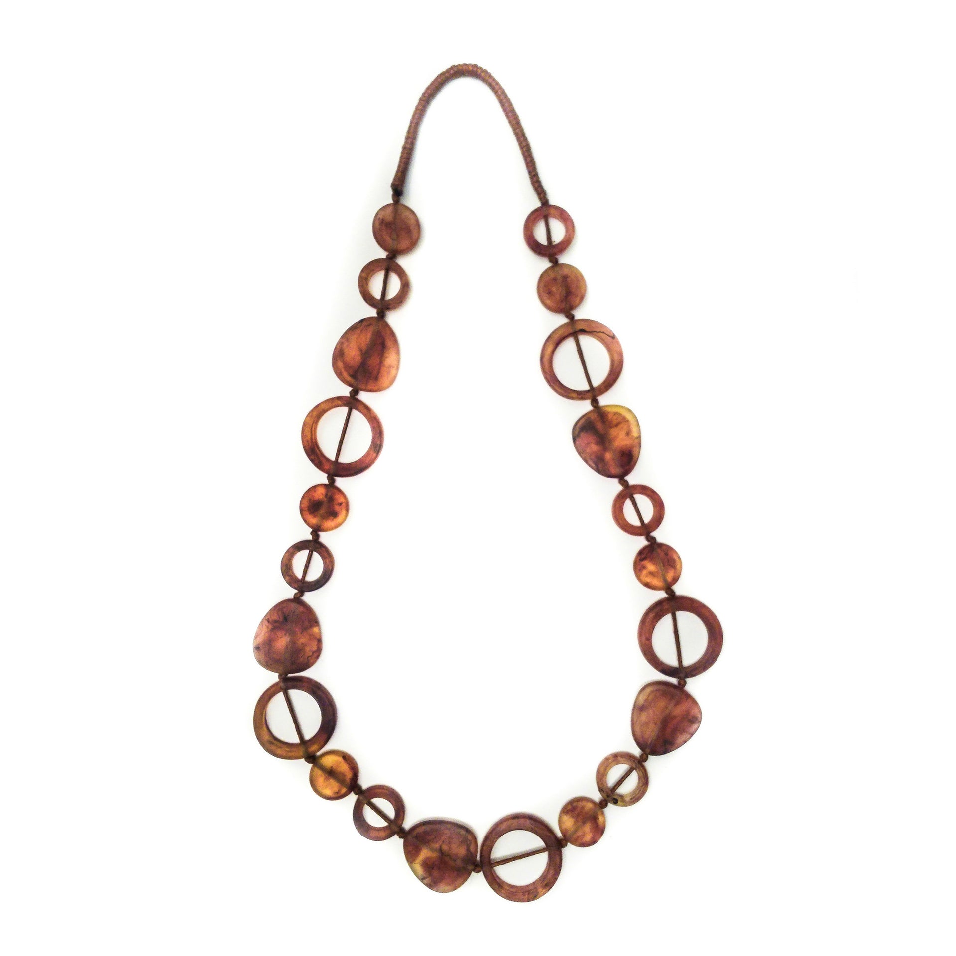 Tangier Long Resin Necklace - Polka Luka Resin Jewellery