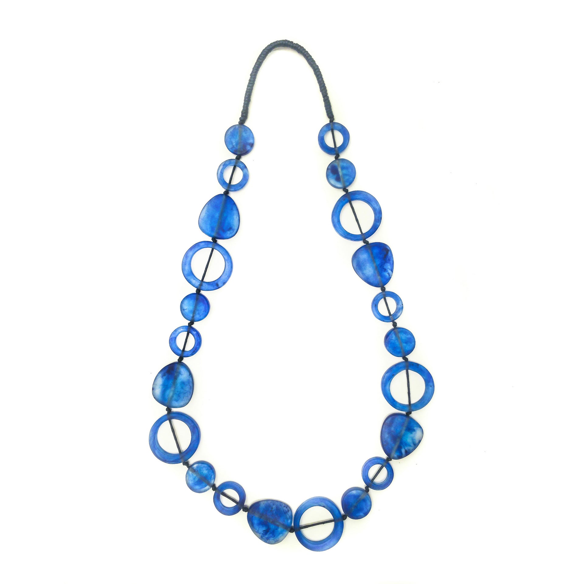 Tangier Long Resin Necklace - Polka Luka Resin Jewellery